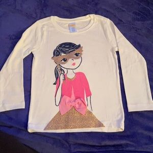 Gymboree girls size 4T long sleeve knit shirt.